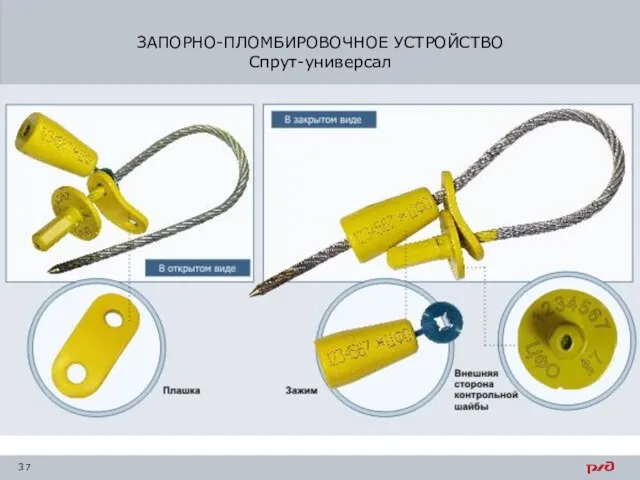 ЗАПОРНО-ПЛОМБИРОВОЧНОЕ УСТРОЙСТВО Спрут-универсал