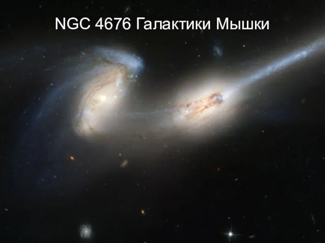 NGC 4676 Галактики Мышки
