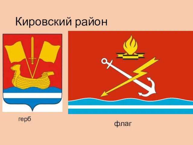 Кировский район флаг герб