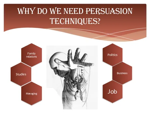 Why do we need persuasion techniques?