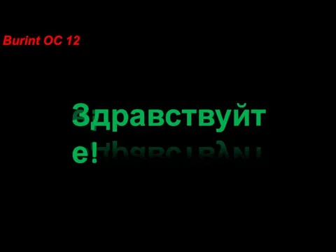 Burint OC 12 Установка Здравствуйте! Burint OC 12 Выполняется подготовка os