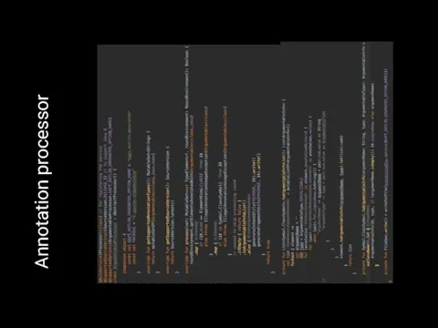 Annotation processor