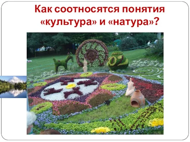 Как соотносятся понятия «культура» и «натура»?