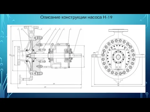 Описание конструкции насоса Н-19