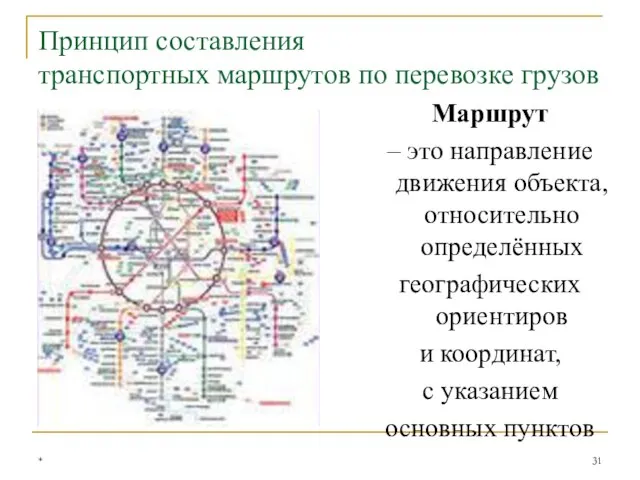 Маршрут – это направление движения объекта, относительно определённых географических ориентиров и координат,