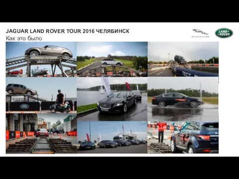 Как это было JAGUAR LAND ROVER TOUR 2016 ЧЕЛЯБИНСК Name Surname Job function