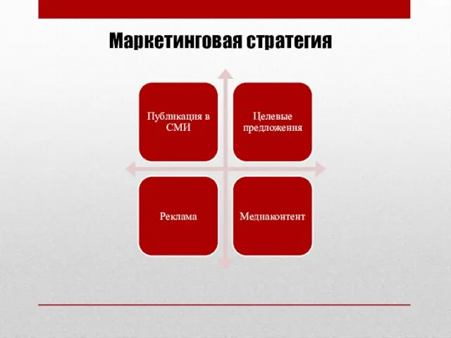 Маркетинговая стратегия