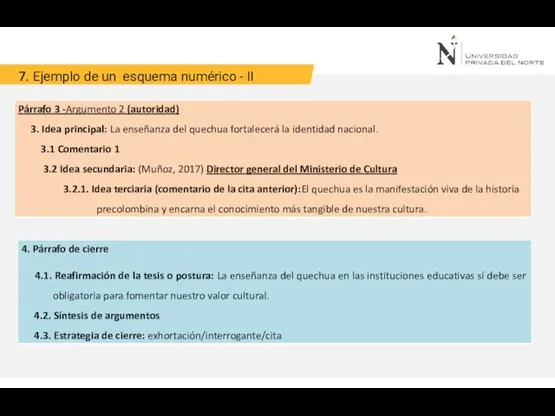 7. Ejemplo de un esquema numérico - II