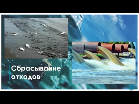 Сбрасывание отходов