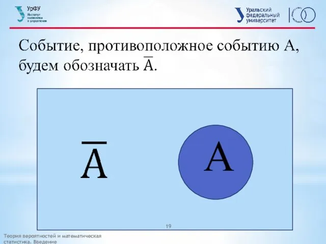 А Теория вероятностей и математическая статистика. Введение