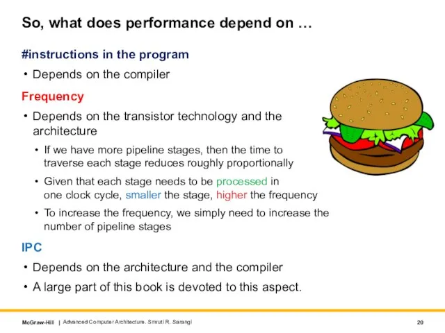 So, what does performance depend on … #instructions in the program Depends