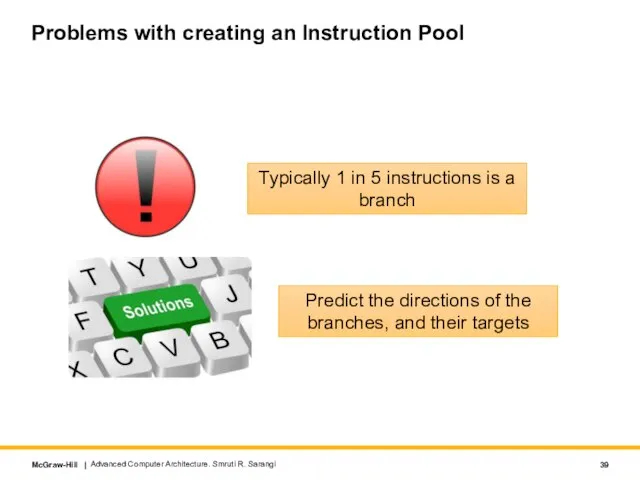 Problems with creating an Instruction Pool Typically 1 in 5 instructions is