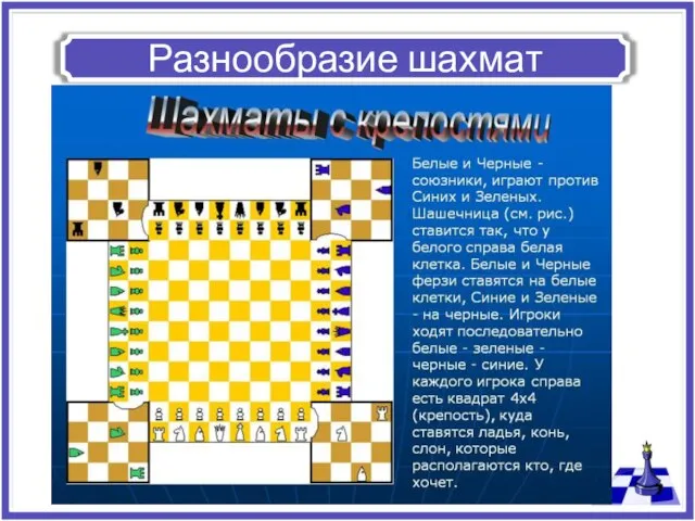 Разнообразие шахмат