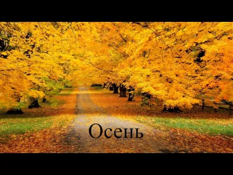 Осень