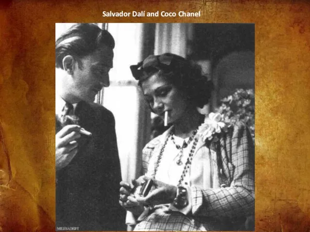 Salvador Dalí and Coco Chanel