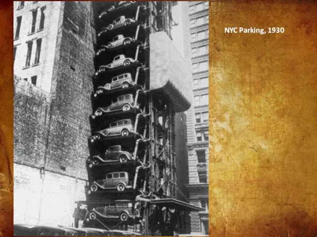 NYC Parking, 1930