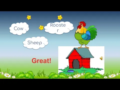Cow Rooster Sheep Great!