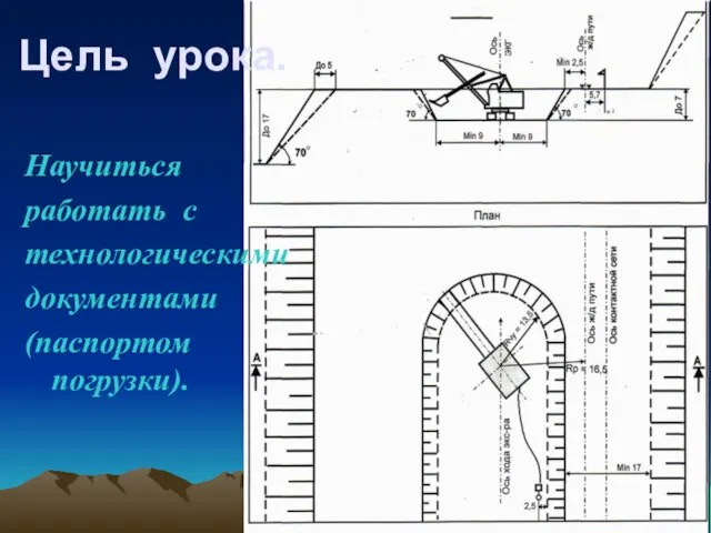 Цель урока. Научиться работать с технологическими документами (паспортом погрузки).