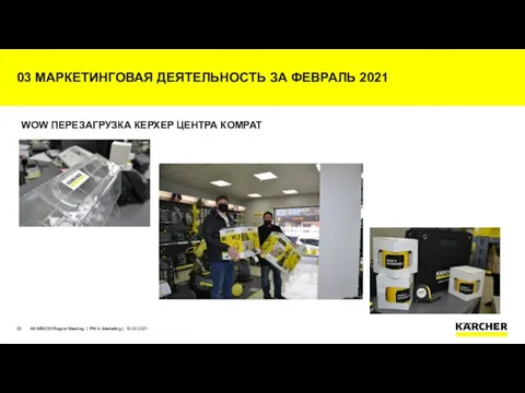 03 МАРКЕТИНГОВАЯ ДЕЯТЕЛЬНОСТЬ ЗА ФЕВРАЛЬ 2021 WOW ПЕРЕЗАГРУЗКА КЕРХЕР ЦЕНТРА КОМРАТ AK-MD/CIS