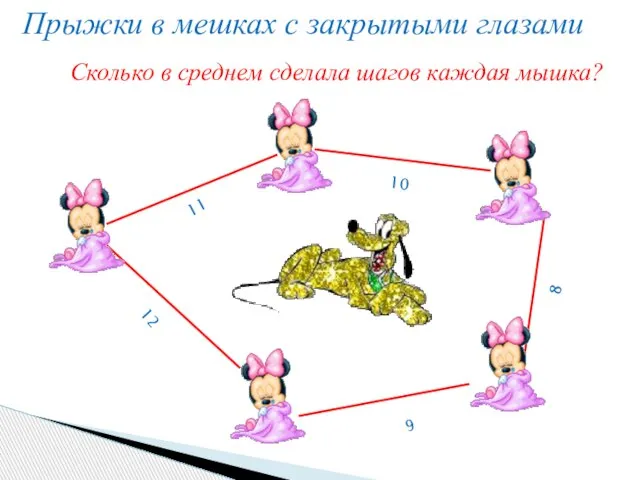 Прыжки в мешках с закрытыми глазами 11 12 9 8 10 Сколько