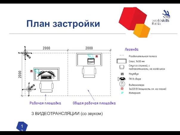 План застройки 12 3 ВИДЕОТРАНСЛЯЦИИ (со звуком)