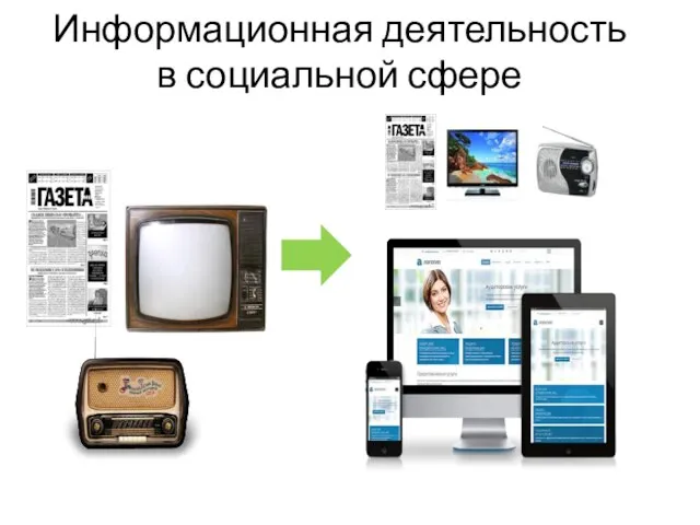 Информационная деятельность в социальной сфере