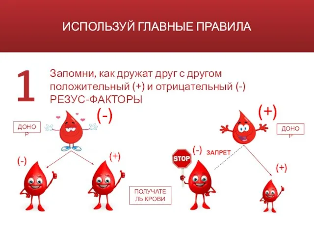 ИСПОЛЬЗУЙ ГЛАВНЫЕ ПРАВИЛА