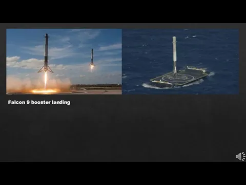 Falcon 9 booster landing