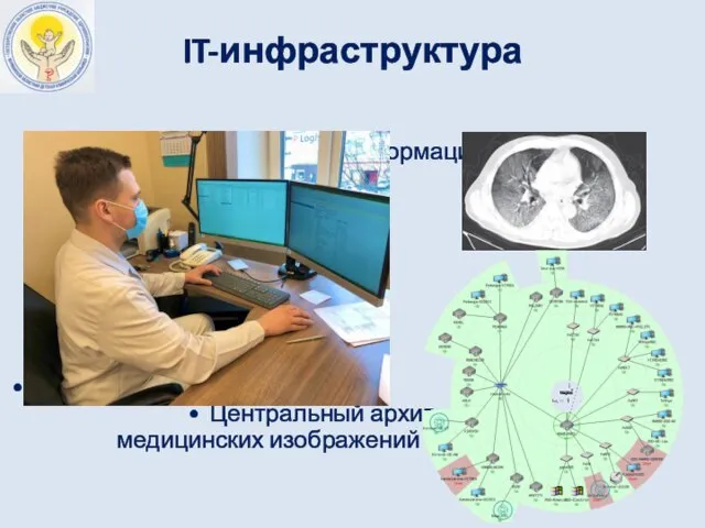 IT-инфраструктура Медицинская информационная система Телемедицинская система Центральный архив медицинских изображений