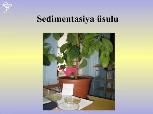 Sedimentasiya üsulu