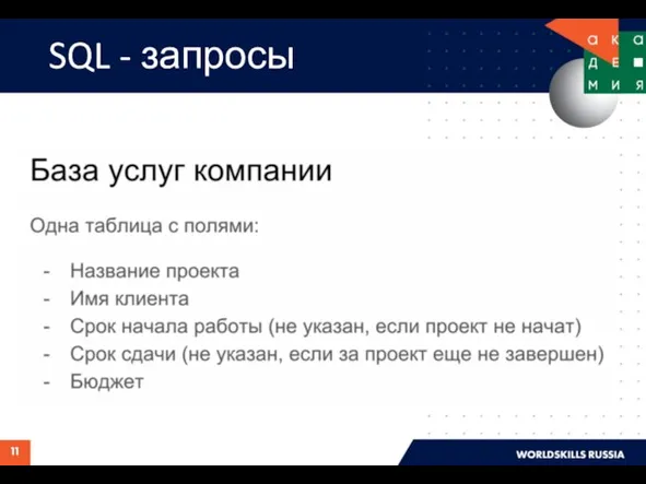 SQL - запросы