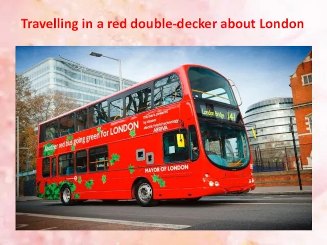 Travelling in a red double-decker about London