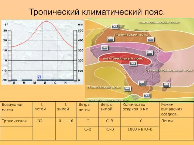 Тропический климатический пояс.