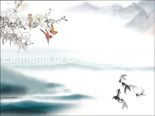 Elements of Chinese Cultural
