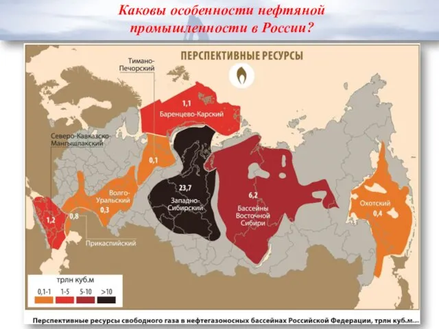 Каковы особенности нефтяной промышленности в России?