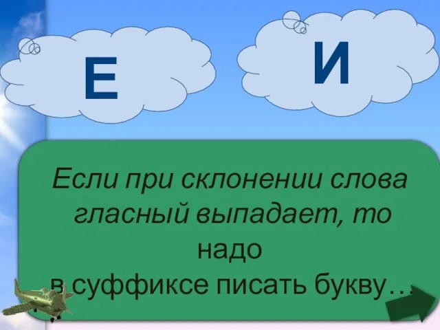 Если при склонении слова гласный выпадает, то надо в суффиксе писать букву… Е И