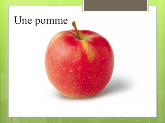 Une pomme