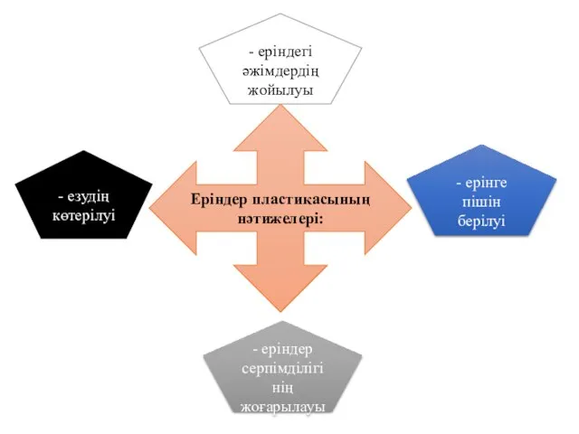 Еріндер пластикасының нәтижелері: - еріндегі әжімдердің жойылуы - ерінге пішін берілуі -