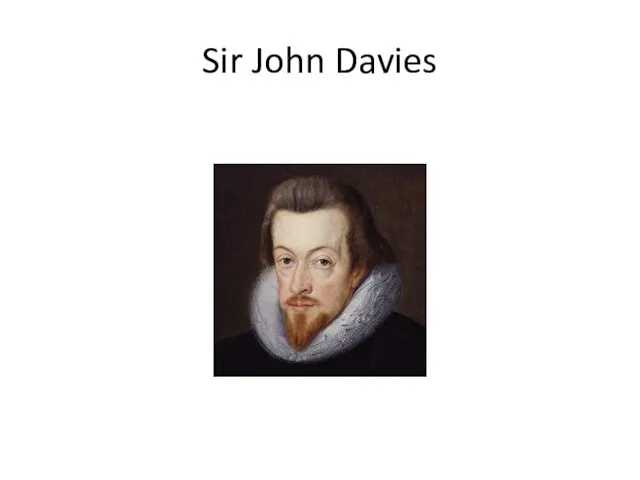 Sir John Davies