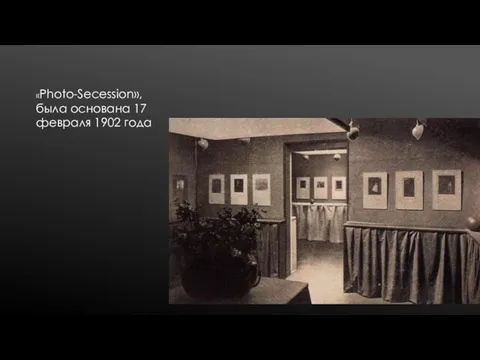 «Photo-Secession», была основана 17 февраля 1902 года