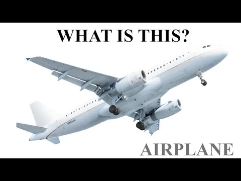 WHAT IS THIS? AIRPLANE