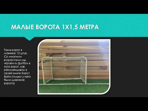 МАЛЫЕ ВОРОТА 1Х1,5 МЕТРА Таких ворот в манеже 12 штук. Со многими