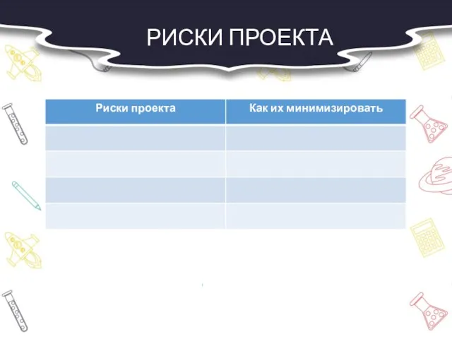 РИСКИ ПРОЕКТА