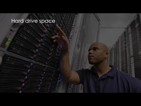 Hard drive space