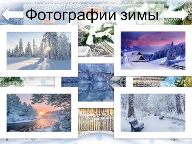 Фотографии зимы