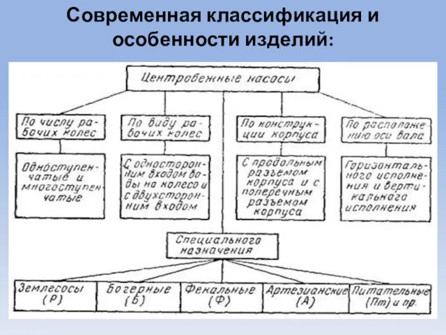 Современная классификация и особенности изделий: