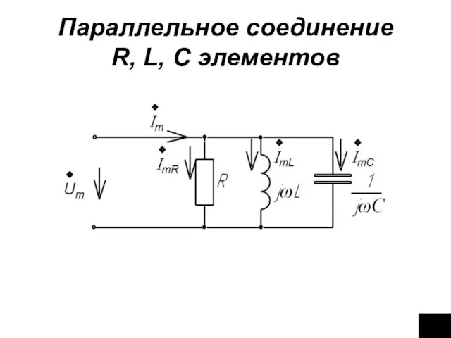 Параллельное соединение R, L, C элементов