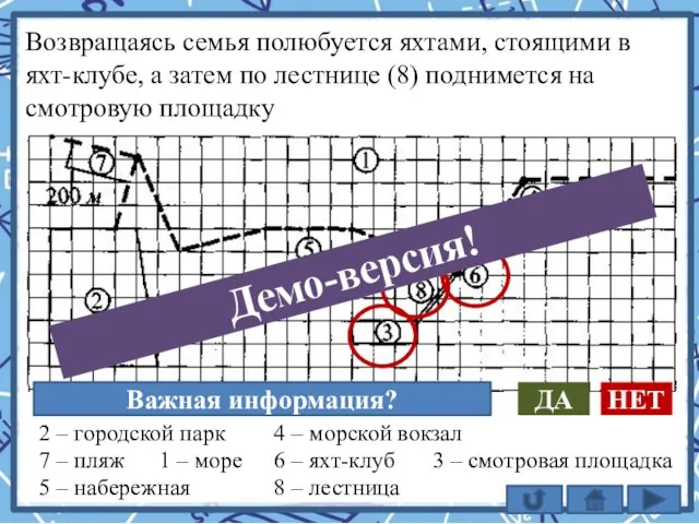 Возвращаясь семья полюбуется яхтами, стоящими в яхт-клубе, а затем по лестнице (8)