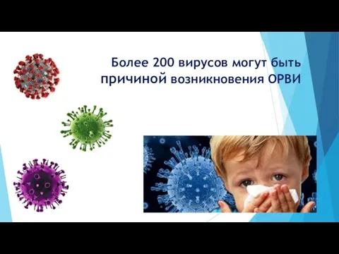 Более 200 вирусов могут быть причиной возникновения ОРВИ