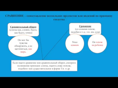 Сравнительный оборот (союзы как, словно, будто, как будто, точно) Он мог бы